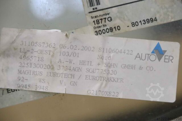 Windscreen Iveco 3734AGN  1877G