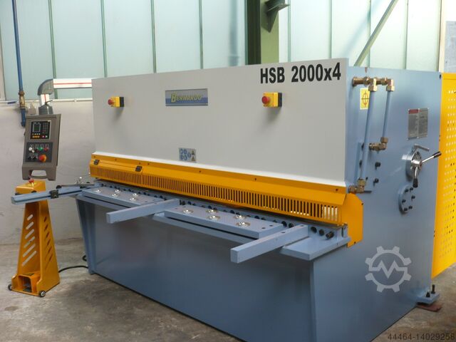 Hydraulic plate shears Bernardo HSB 2000 x 4