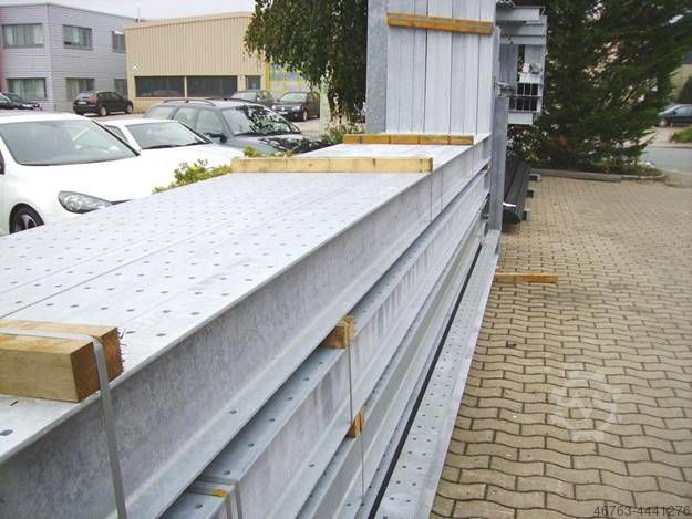 Kragarmregal, 6,30m H, 1,20m Arme, 500kg Bruckamp Kragarmregal