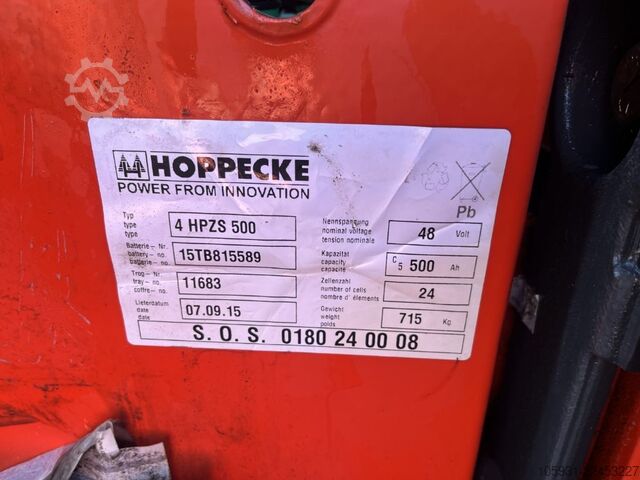 Electric 3-wheel forklift Linde E16C-01