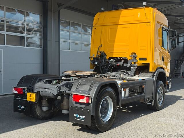 Standard tractor unit SCANIA G450 XT 4x4 Euro 6 SZM Kipphydraulik Blatt /Luft