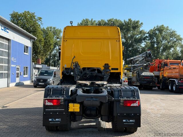 Standard tractor unit SCANIA G450 XT 4x4 Euro 6 SZM Kipphydraulik Blatt /Luft