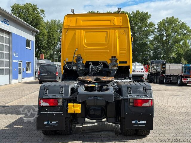 Standard tractor unit SCANIA G450 XT 4x4 Euro 6 SZM Kipphydraulik Blatt /Luft