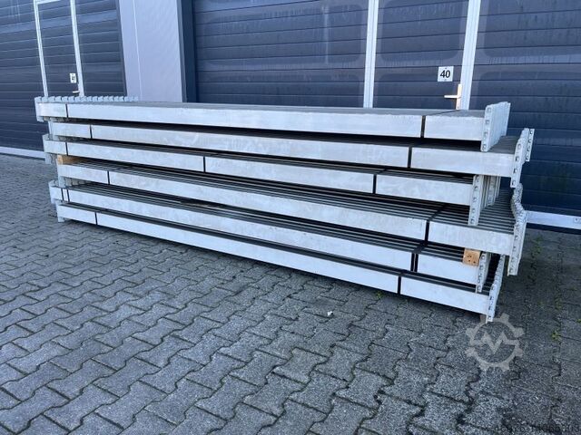 Crossbeam 3,305 mm K 100 x 40 mm/white/5HK Modulblok Palettenregaltraverse