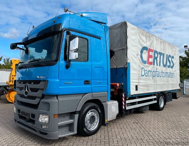 Truck mounted crane MERCEDES-BENZ Actros 1832 LL/MP3/Atlas 126.3 Funk/AC/Retarder