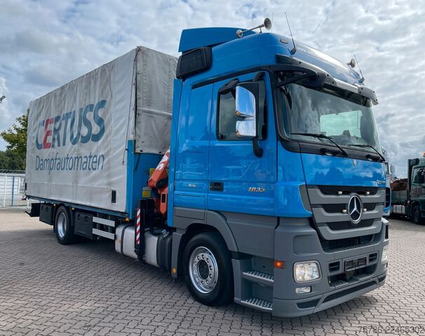 Truck mounted crane MERCEDES-BENZ Actros 1832 LL/MP3/Atlas 126.3 Funk/AC/Retarder
