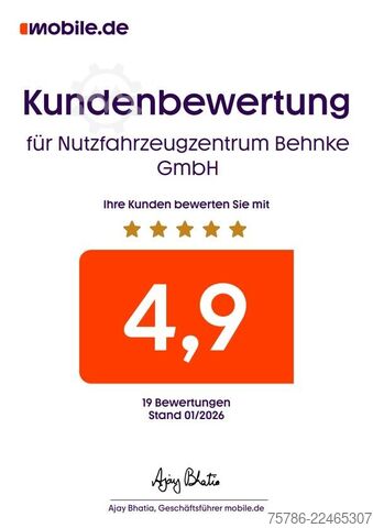 Tipper van VW Crafter 35 L2 4x4 MOTION/ Schoon Kipper/ AHK/ AC