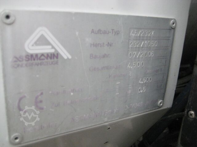 Vacuum tank truck MERCEDES-BENZ 1524 L Atego Saugwagen Fettabscheider *Assmann*