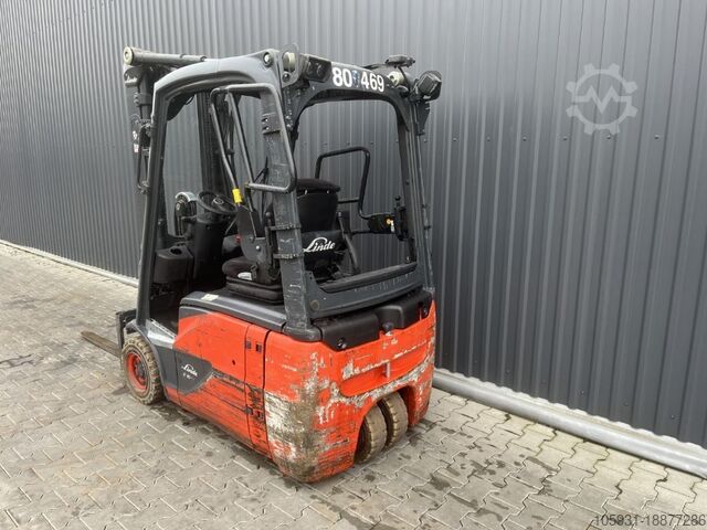 Electric 3-wheel forklift Linde E16-02