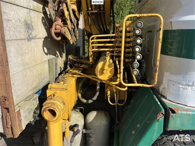 Crane Scania LB 81 6x2 Crane truck w/ 10t/m crane and tipper Re