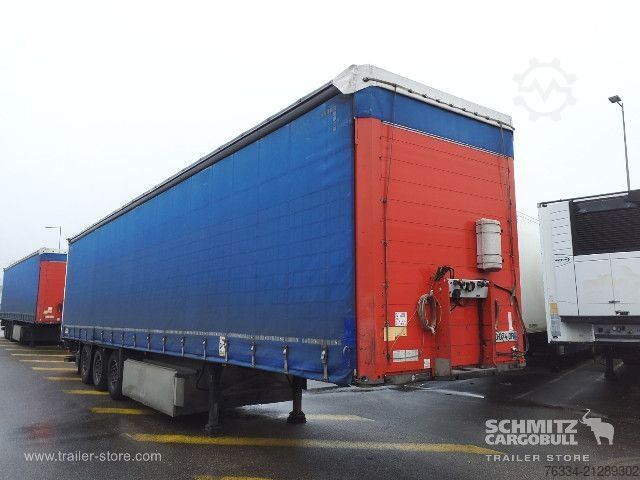 Auflieger mit Pritsche & Plane Schmitz Cargobull Semitrailer Curtainsider Standard Hayon