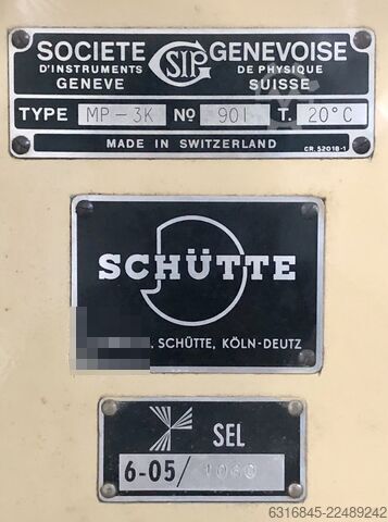Jig boring machine Societe Genevoise SIP MP-3K
