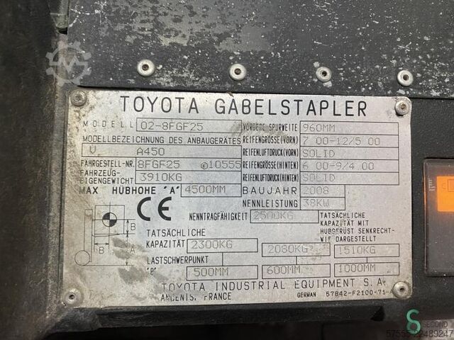 Forklift Toyota 02-8 FGF 25