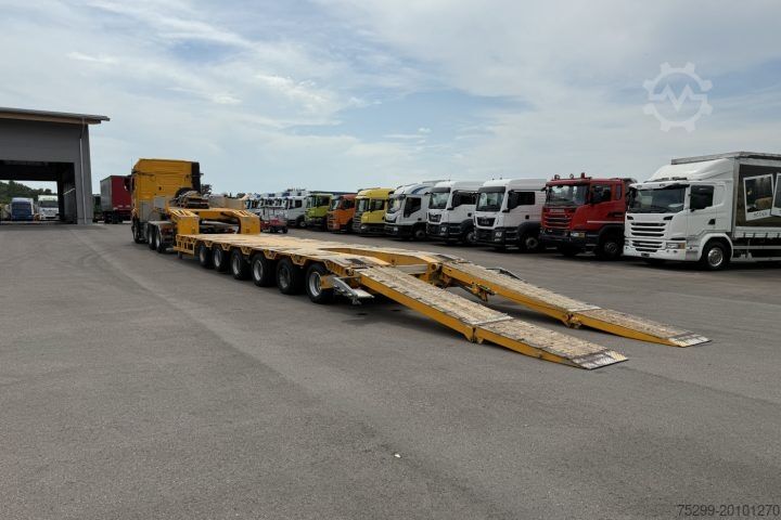 Low loader semitrailer Goldhofer STZ H6 75/80 AA Tieflader / Swiss-Vehicle