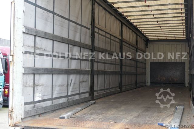 Open semitrailer with tarp KRONE SD Pritsche Plane Liftachse Edscha