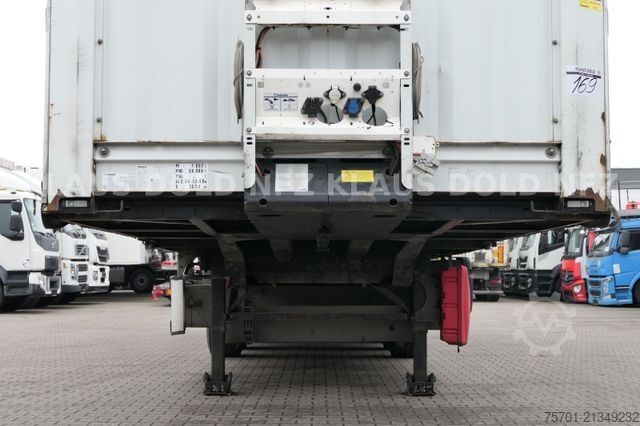 Open semitrailer with tarp KRONE SD Pritsche Plane Liftachse Edscha