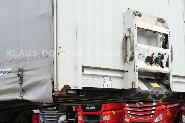 Open semitrailer with tarp KRONE SD Pritsche Plane Liftachse Edscha