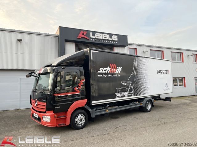 Box truck MERCEDES-BENZ Atego 1018*Koffer*Rolltor*Rolltor seitlich*Klima
