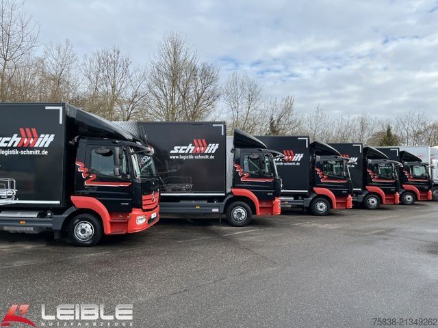 Box truck MERCEDES-BENZ Atego 1018*Koffer*Rolltor*Rolltor seitlich*Klima