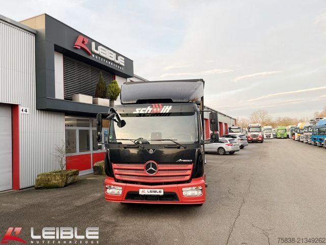 Box truck MERCEDES-BENZ Atego 1018*Koffer*Rolltor*Rolltor seitlich*Klima