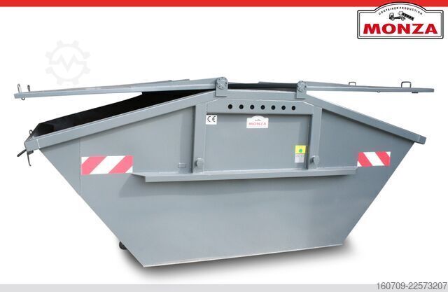 Skip container Monza 10 m³ - Absetzmulde - Stahldeckel