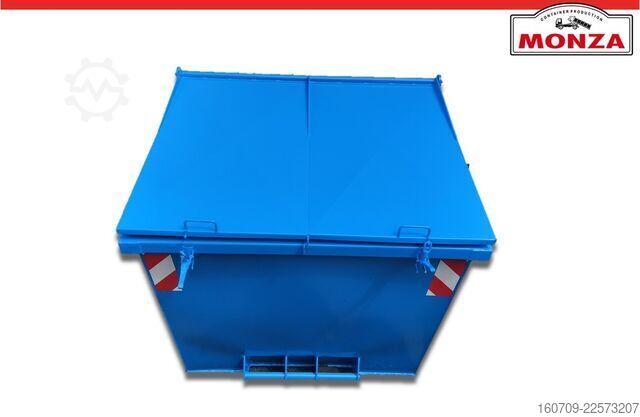 Skip container Monza 10 m³ - Absetzmulde - Stahldeckel