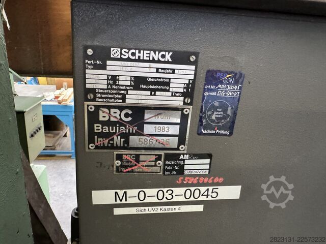 Balancing machine Schenck H5V