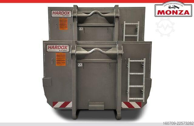 Roll-off container Monza 9,9 m³ - HARDOX - Doppelflügeltür