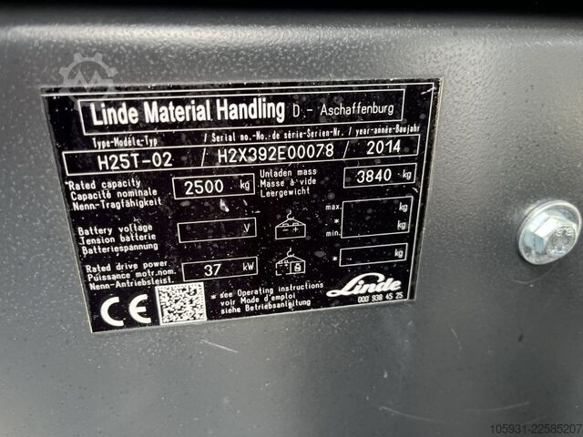 Treibgasstapler Linde H25T-02