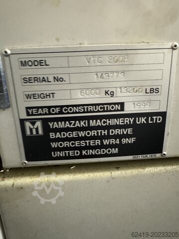 Vertical machining center Mazak VTC-200B