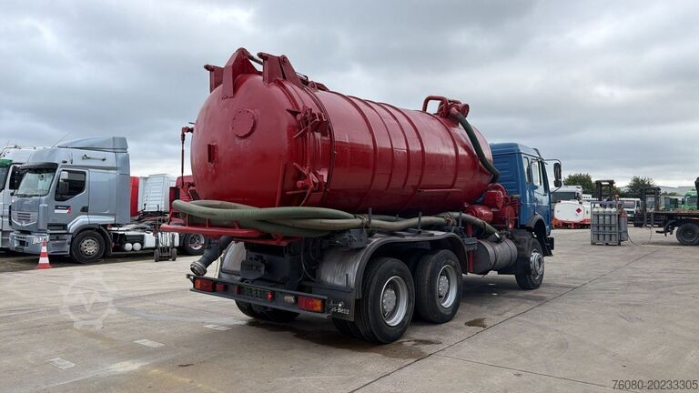 Vacuum truck Mercedes-Benz SK 2626 (6X4 / GRAND PONT / LAMES / 14000 LITERS)