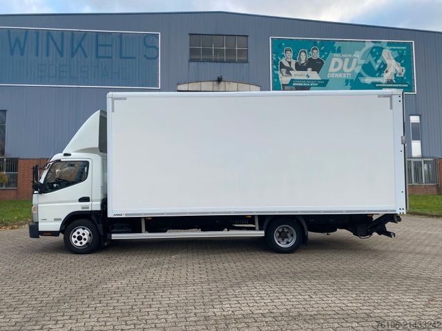 Box truck FUSO Canter 9C18 Koffer mit Ladebordwand