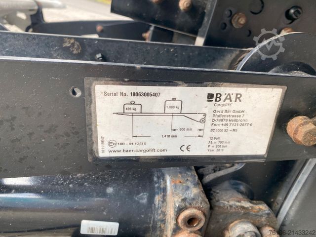 Box truck FUSO Canter 9C18 Koffer mit Ladebordwand