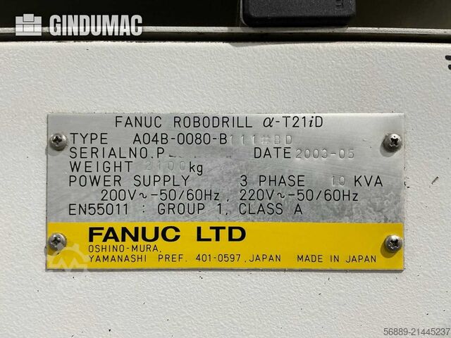 FANUC ROBODRILL α-T21iD FANUC ROBODRILL α-T21iD