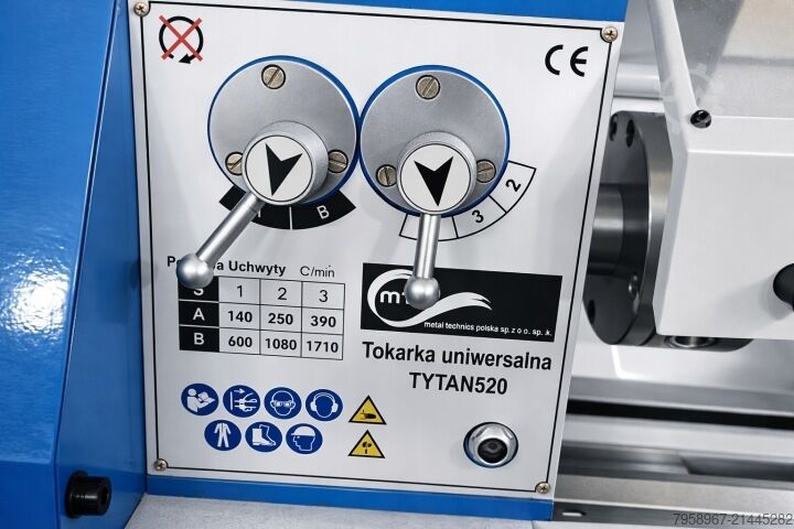 CNC-Drehmaschine Metal Technics Polska TOKARKA UNIWERSALNA TYTAN 520