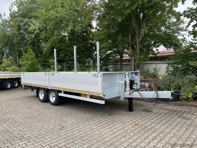 Open trailer Möslein THT 14,4 G 7,20 L  14,4 t Tandem- Pritschenanhänger- Tieflader