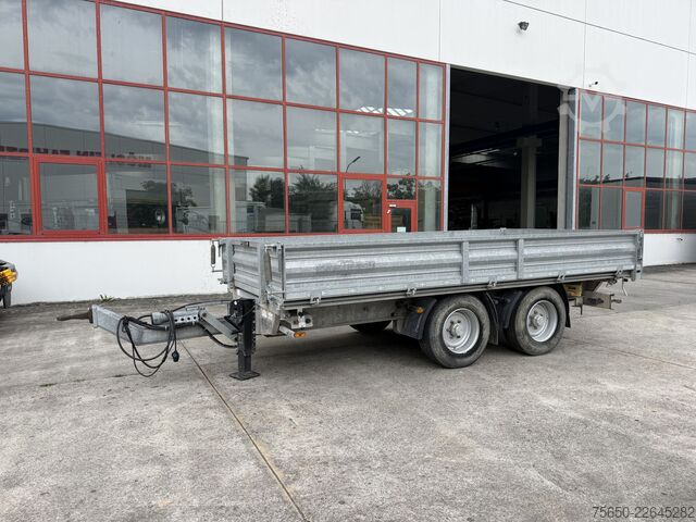 Three-way tipper trailer Müller-Mitteltal kipper  14,4 t Tandemkipper- Tieflader, nur 2 mal Benutzt