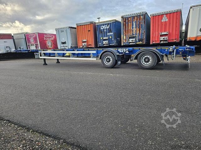 Container transport Van Hool A2C001  container  CHASSIS |55 foot | 2 X 20 FO...
