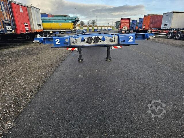 Container transport Van Hool A2C001  container  CHASSIS |55 foot | 2 X 20 FO...