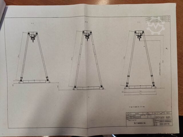 Gantry Crane 16t, Portal Crane 16t Konecranes 