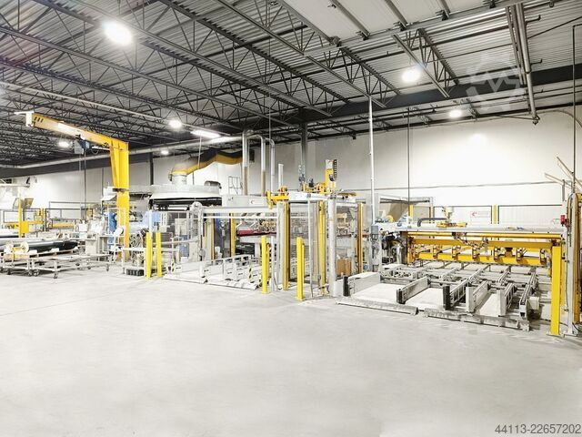 LAMINATING LINE for panels HYMMEN + KONTRA RollPress