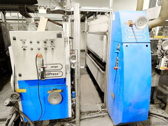 LAMINATING LINE for panels HYMMEN + KONTRA RollPress