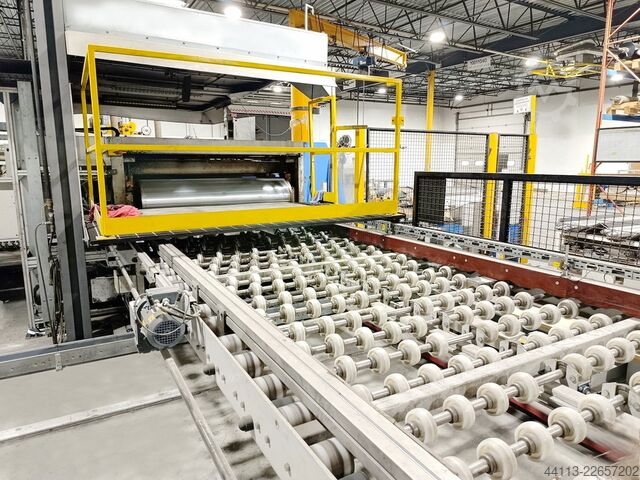 LAMINATING LINE for panels HYMMEN + KONTRA RollPress