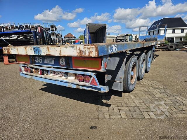 Flachbett FLANDRIA op 3/32 T /STEEL SUSPENSION /BPW DRUM / CONTAIN...