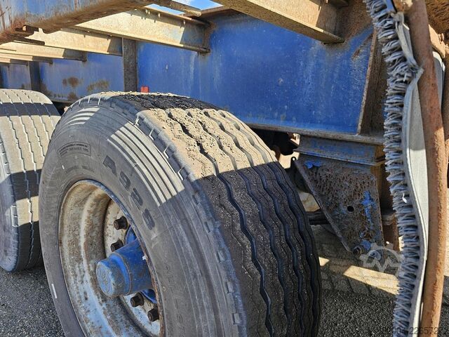 Flatbed FLANDRIA op 3/32 T /STEEL SUSPENSION /BPW DRUM / CONTAIN...