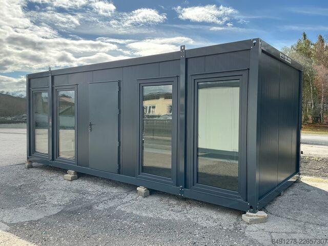 Office container Villex MEGA CUBE LONG DOPPIO NERO