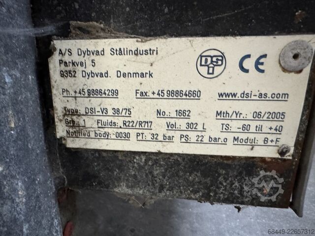 Vertikale Plattenfroster, DS-V3 38/75 DSI Vertikale plaatvriezer, DS-V3 38/75