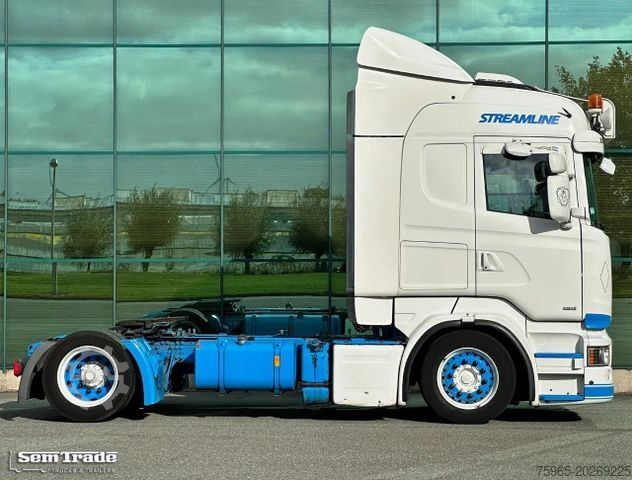 Volume tractor unit SCANIA R410 LOW DECK RETARDER FULL AIR 2x TANKS PARK CO