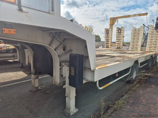 Low loader semitrailer  Nicolas Maxi 2C-4E*4 Achsen*