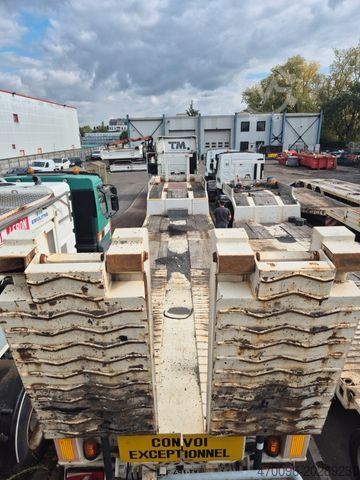 Low loader semitrailer  Nicolas Maxi 2C-4E*4 Achsen*